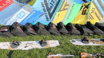 Kites und Boards von unserem Material Verleih